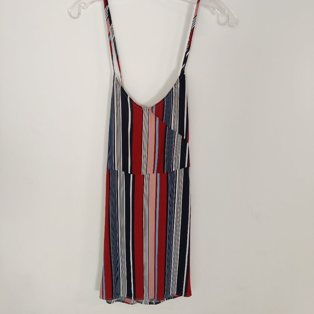 Shein Women's Spaghetti Strap Dress Size XL Striped Cotton